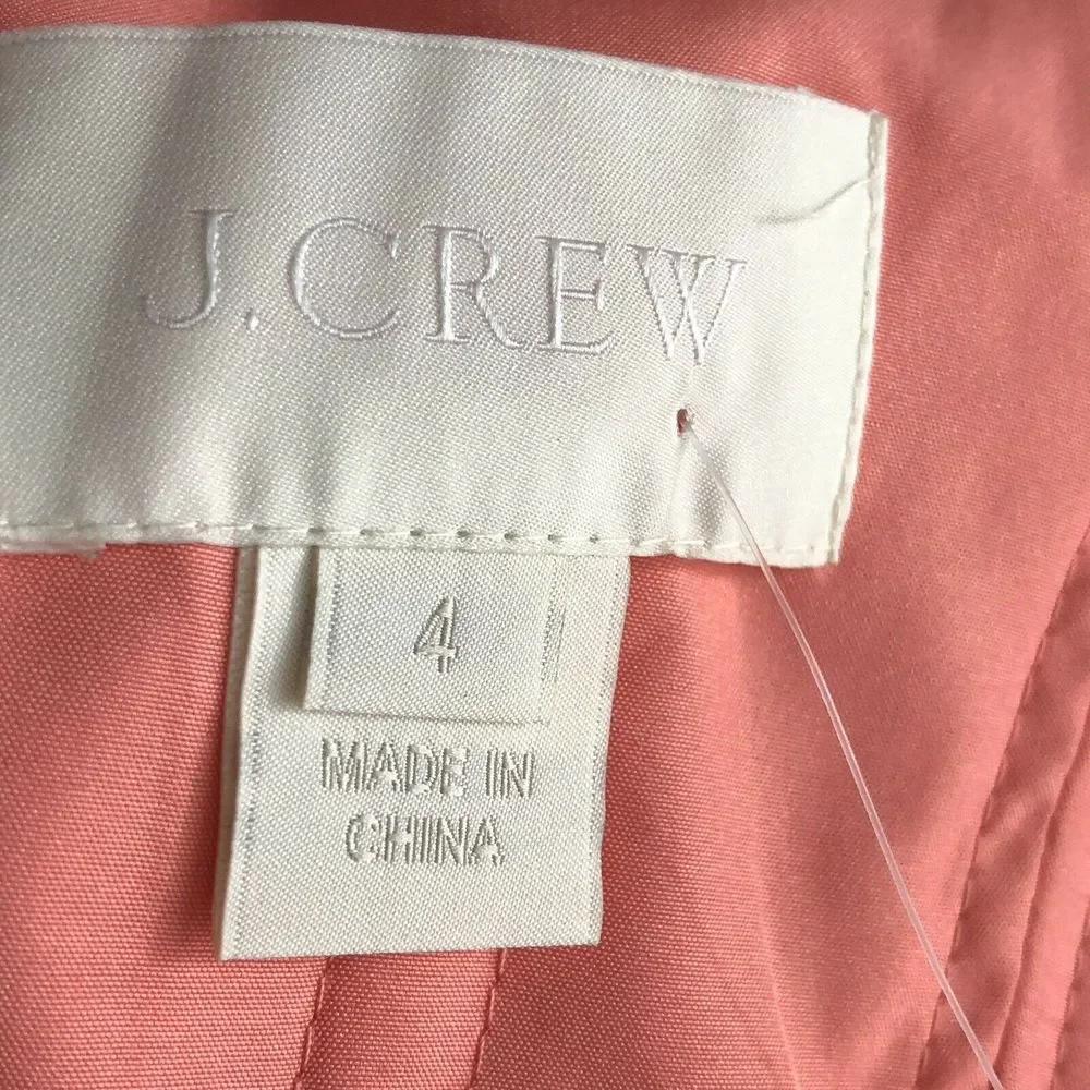 J Crew Silk Dress 4 Lined Sleeveless New  Heidi Prom Weddings